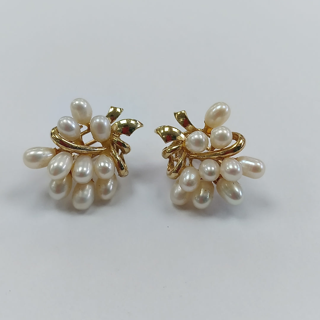 ARETES PAR ORO 14 K 9.1 GRMS (SEMINUEVO)