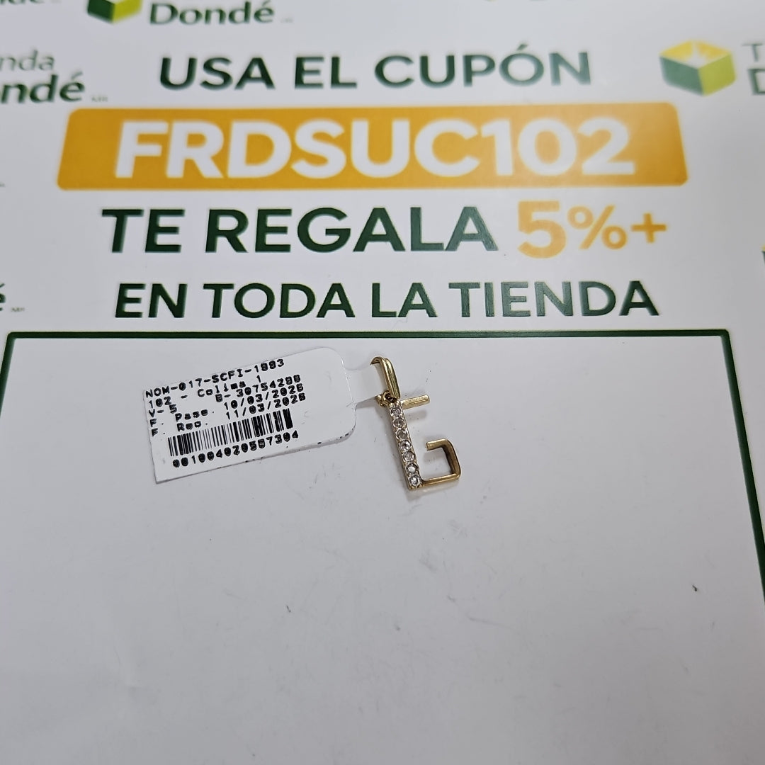 DIJE ORO 10 K 0.9 GRMS (SEMINUEVO)