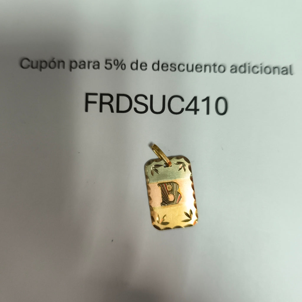 DIJE ORO COMBINADO 14 K 3,00 GRMS (SEMINUEVO)