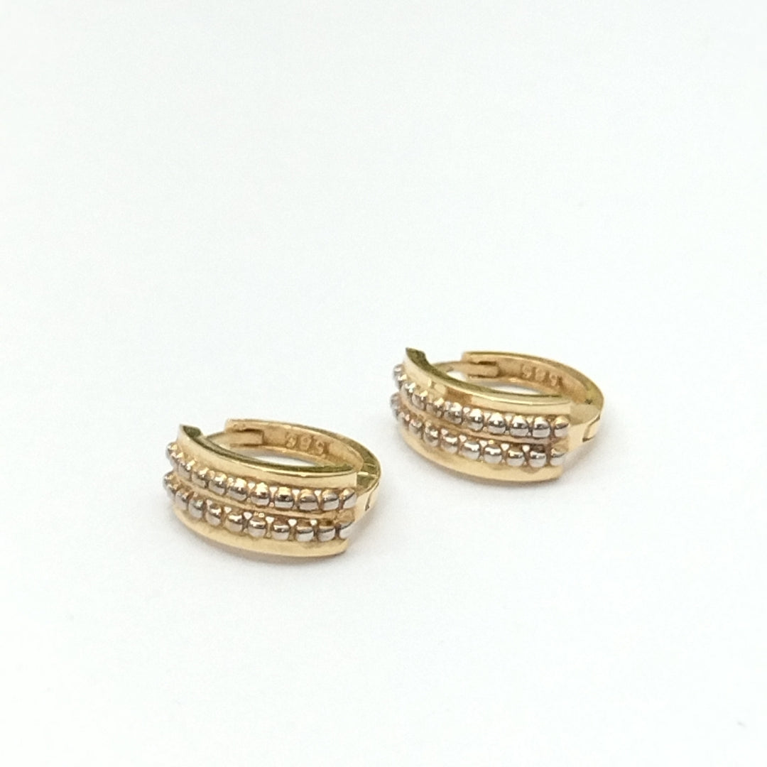HUGGIES ORO 14K 2.3 (NUEVO)