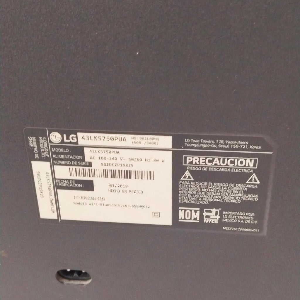 PANTALLA SAMSUNG UN50DU8000F (2024) 50" LED 4K (SEMINUEVO)