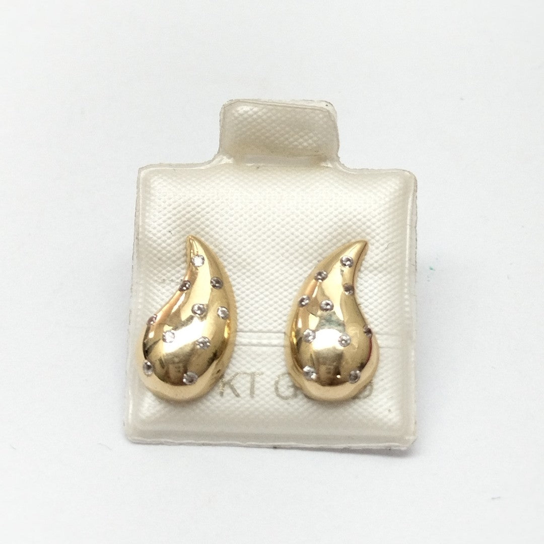 BROQUELES ORO 14K 2 (NUEVO)