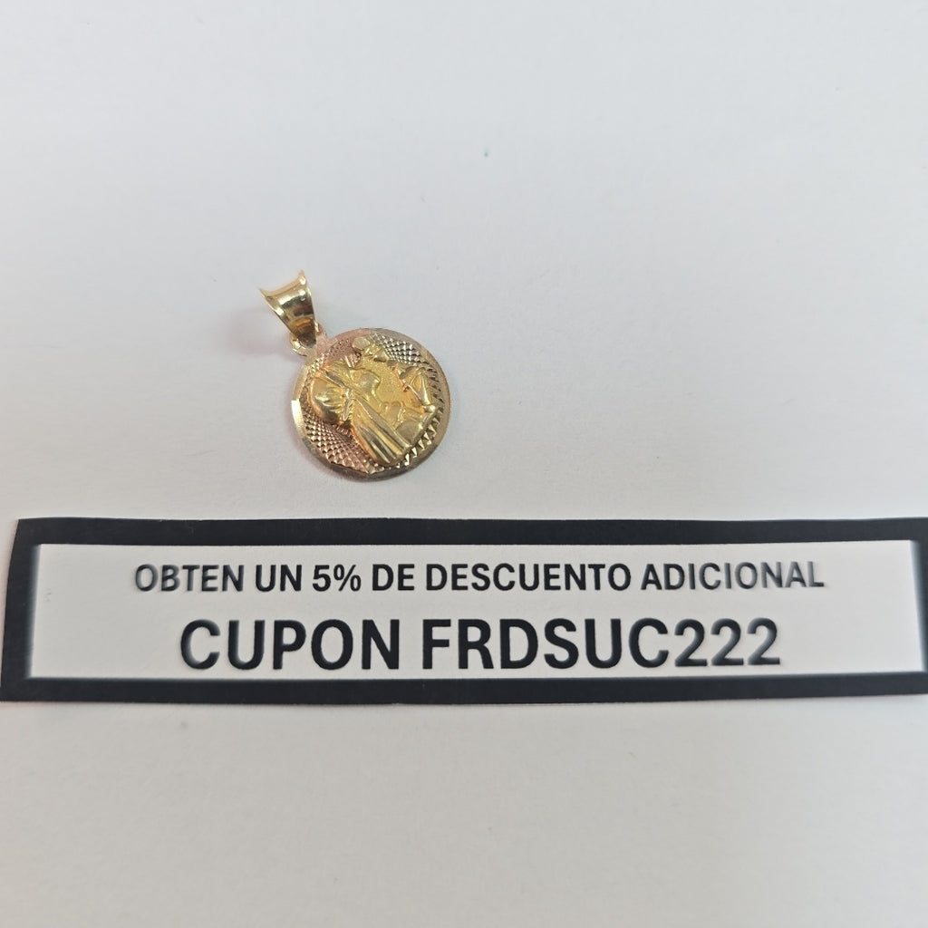 MEDALLA RELIGIOSA ORO 10 K 1,00 GRMS (SEMINUEVO)