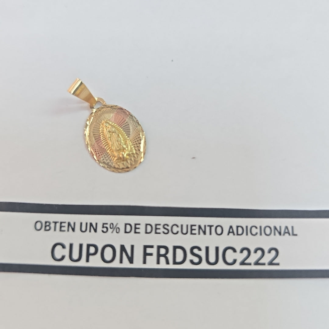 MEDALLA RELIGIOSA ORO 10 K 0,60 GRMS (SEMINUEVO)