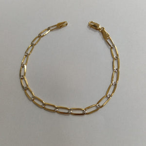 PULSERA TEJIDO ESLABONES 3.9G 18 CM (NUEVO)