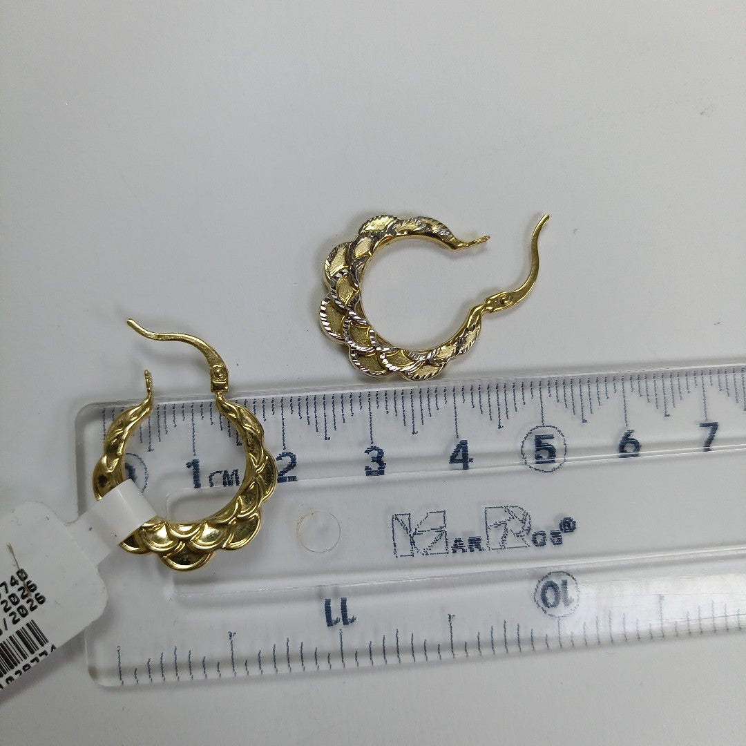 ARETES PAR ORO 14 K 1,90 GRMS (SEMINUEVO)