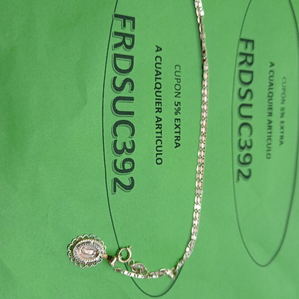 CADENA, MEDALLA RELIGIOSA ORO 10 K 1.7 GRMS (SEMINUEVO)