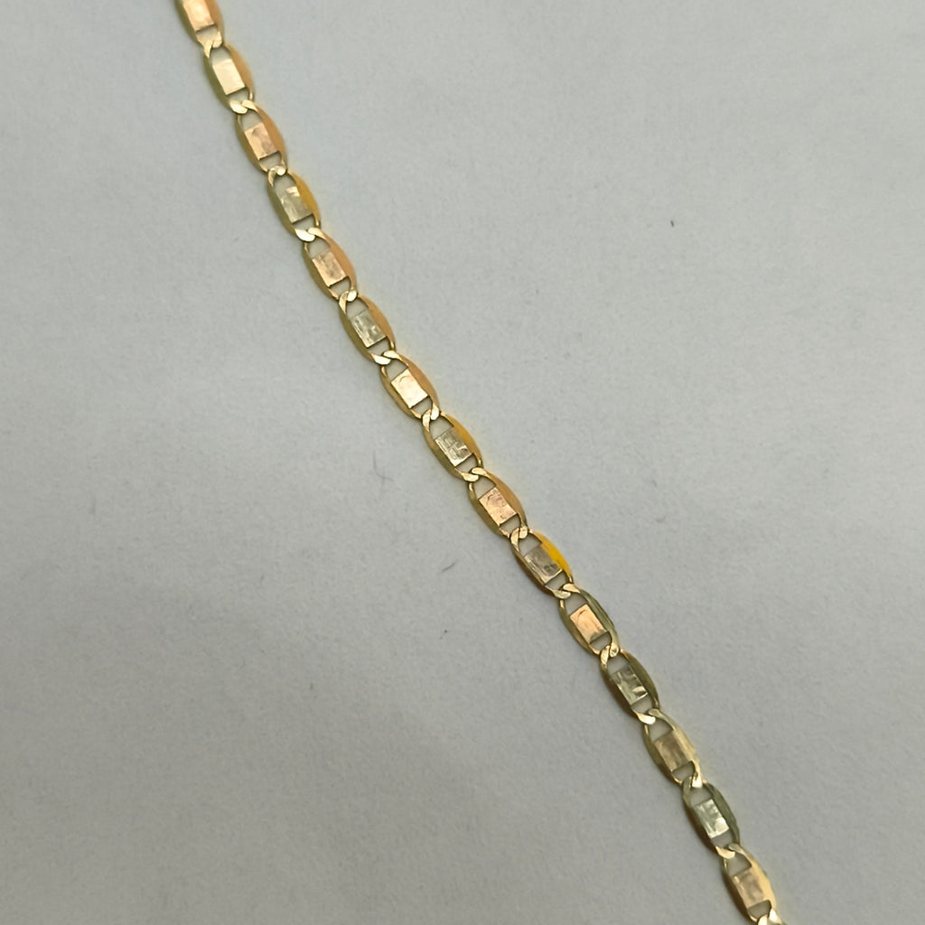 CADENA, MEDALLA RELIGIOSA ORO 10 K 1.7 GRMS (SEMINUEVO)