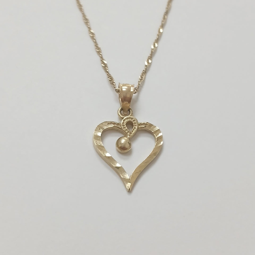 CADENA, DIJE ORO 10 K 1.6 GRMS (SEMINUEVO)