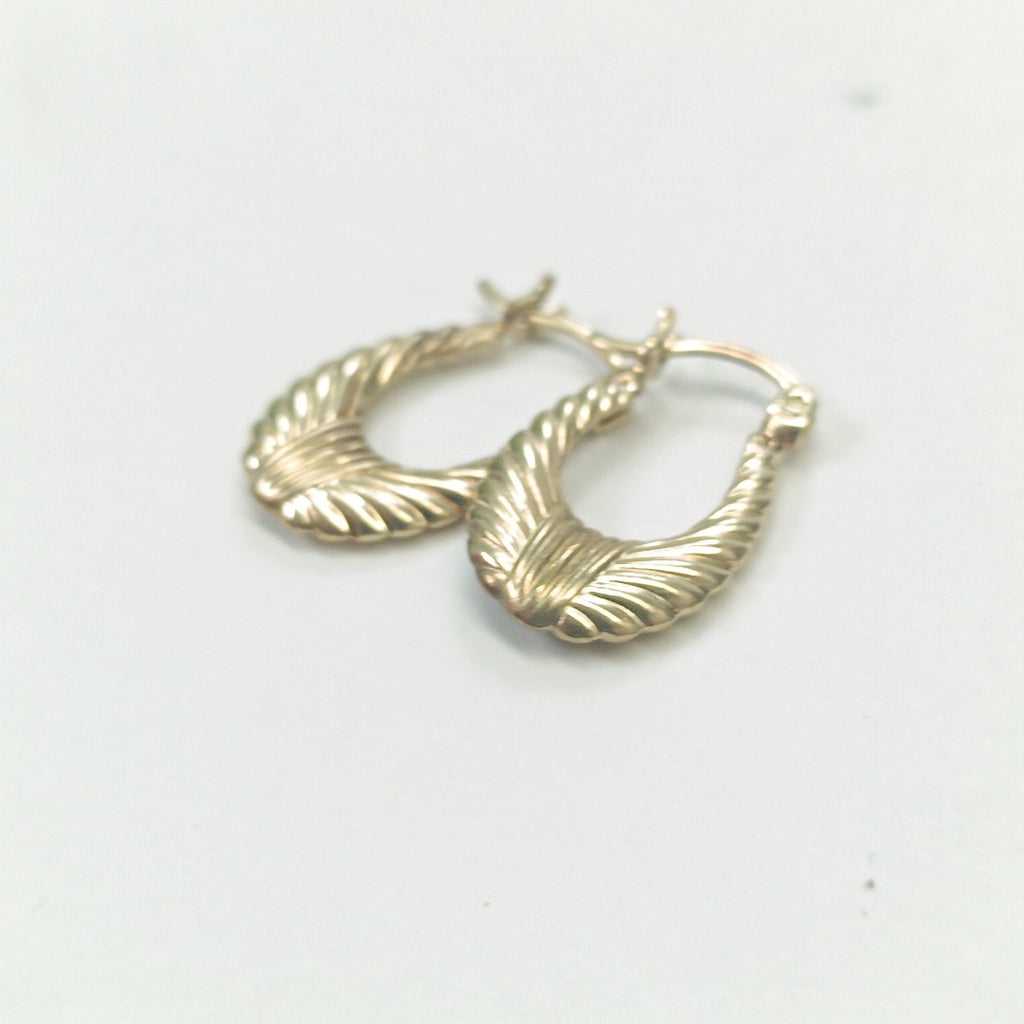 ARRACADAS PAR ORO 10 K 1.3 GRMS (SEMINUEVO)