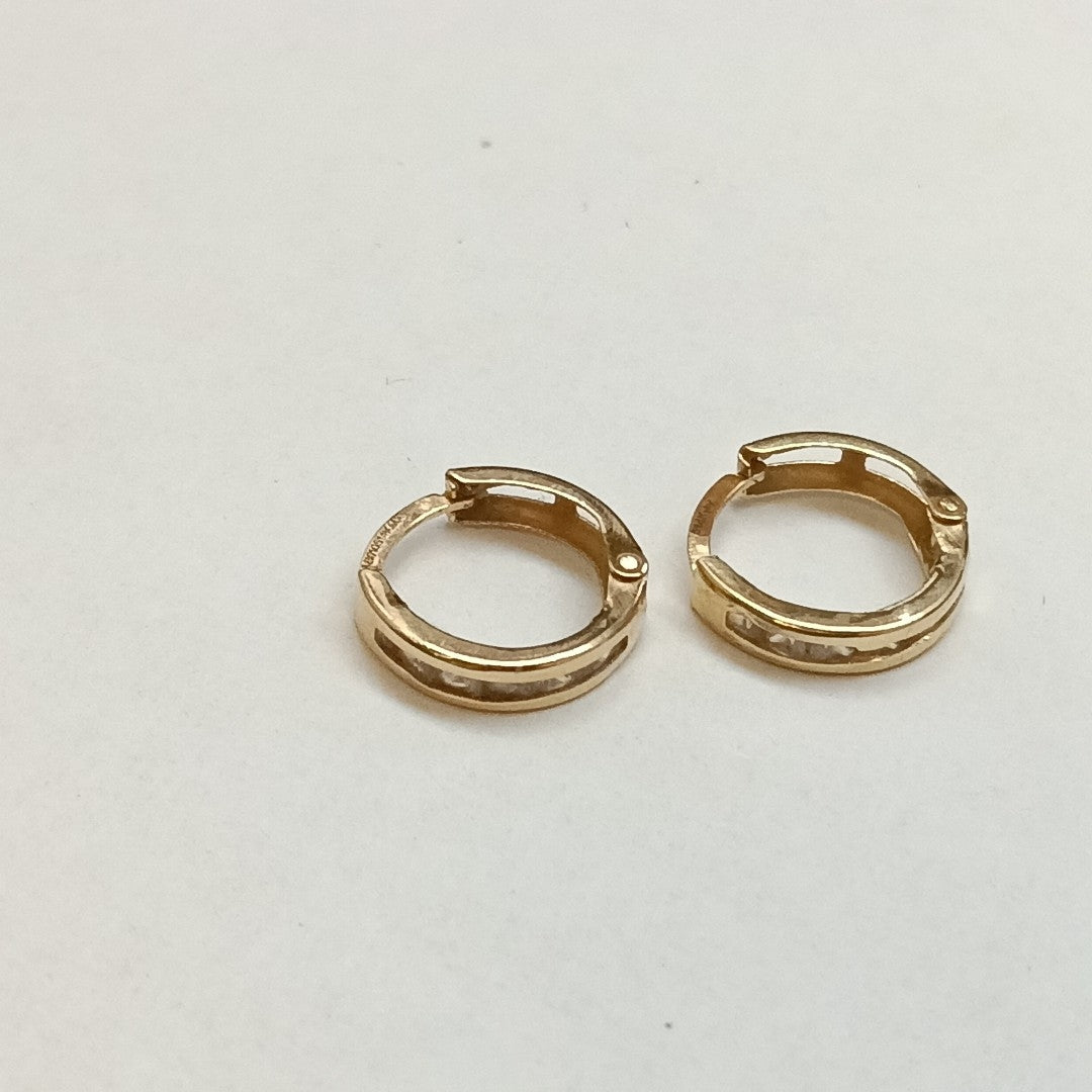 ARRACADAS PAR ORO 14 K 0.8 GRMS (SEMINUEVO)