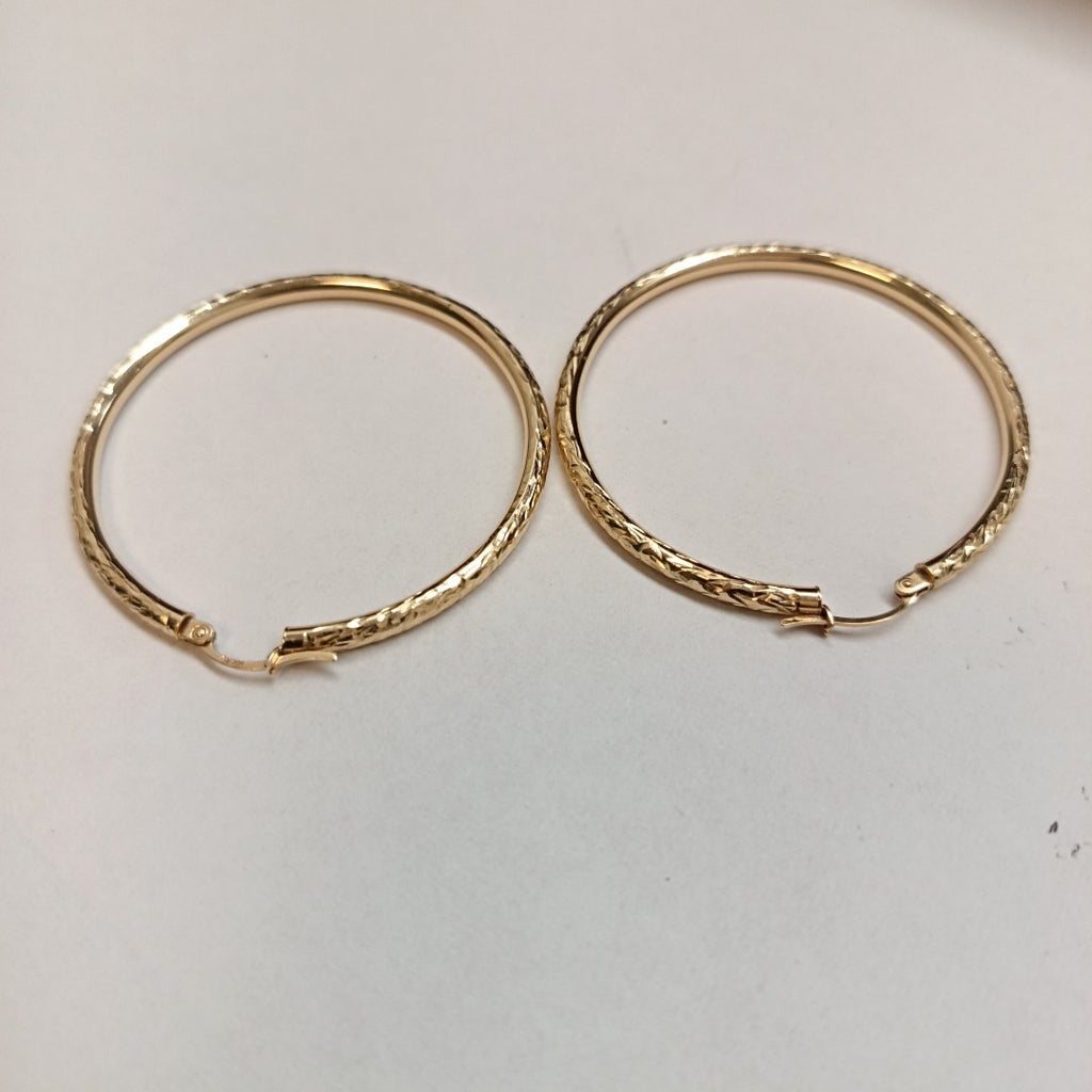 ARRACADAS PAR ORO 14 K 4.3 GRMS (SEMINUEVO)