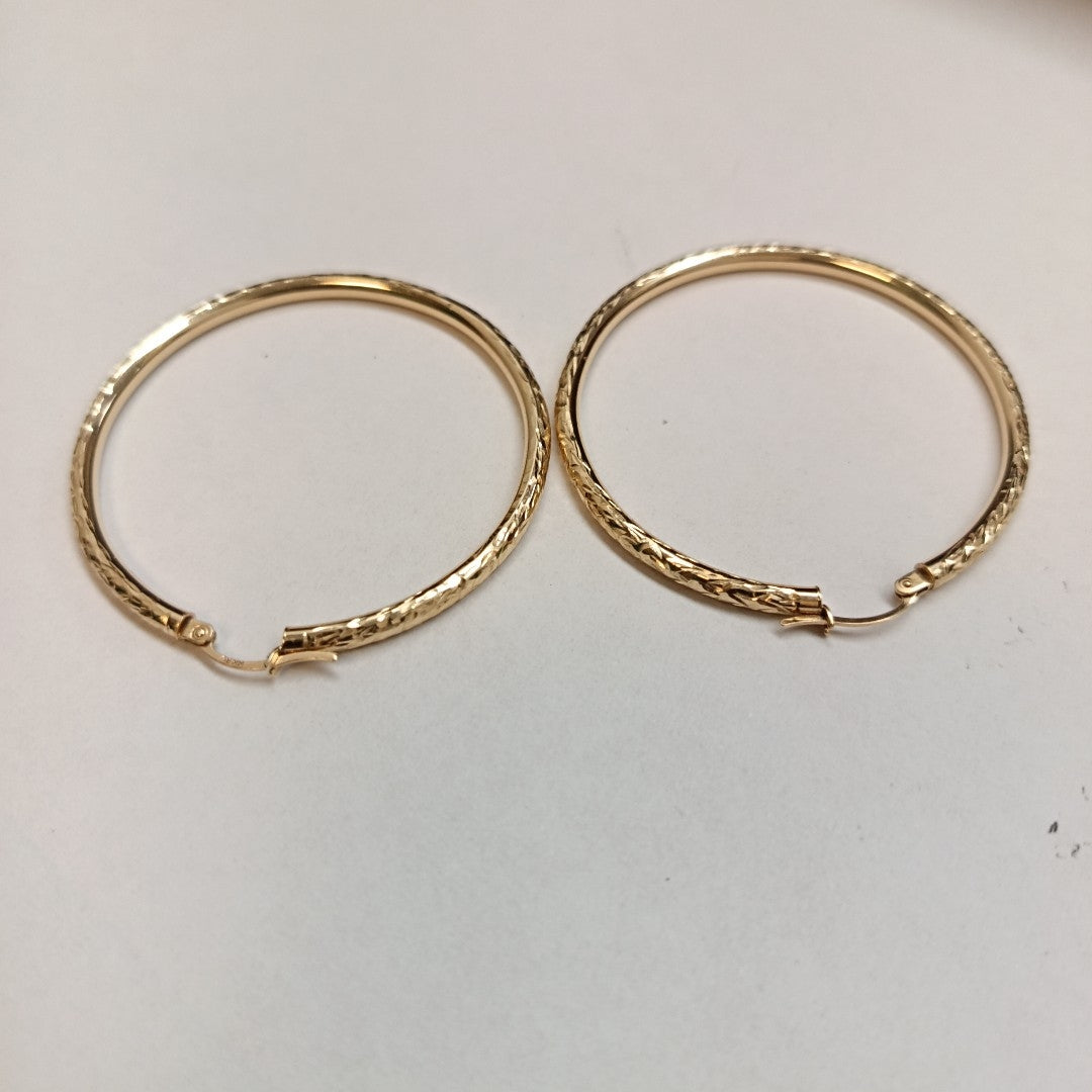 ARRACADAS PAR ORO 14 K 4.3 GRMS (SEMINUEVO)