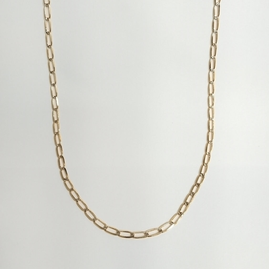 CADENA TEJIDO ESLABONES 11.1G 55 CM 14K (NUEVO)