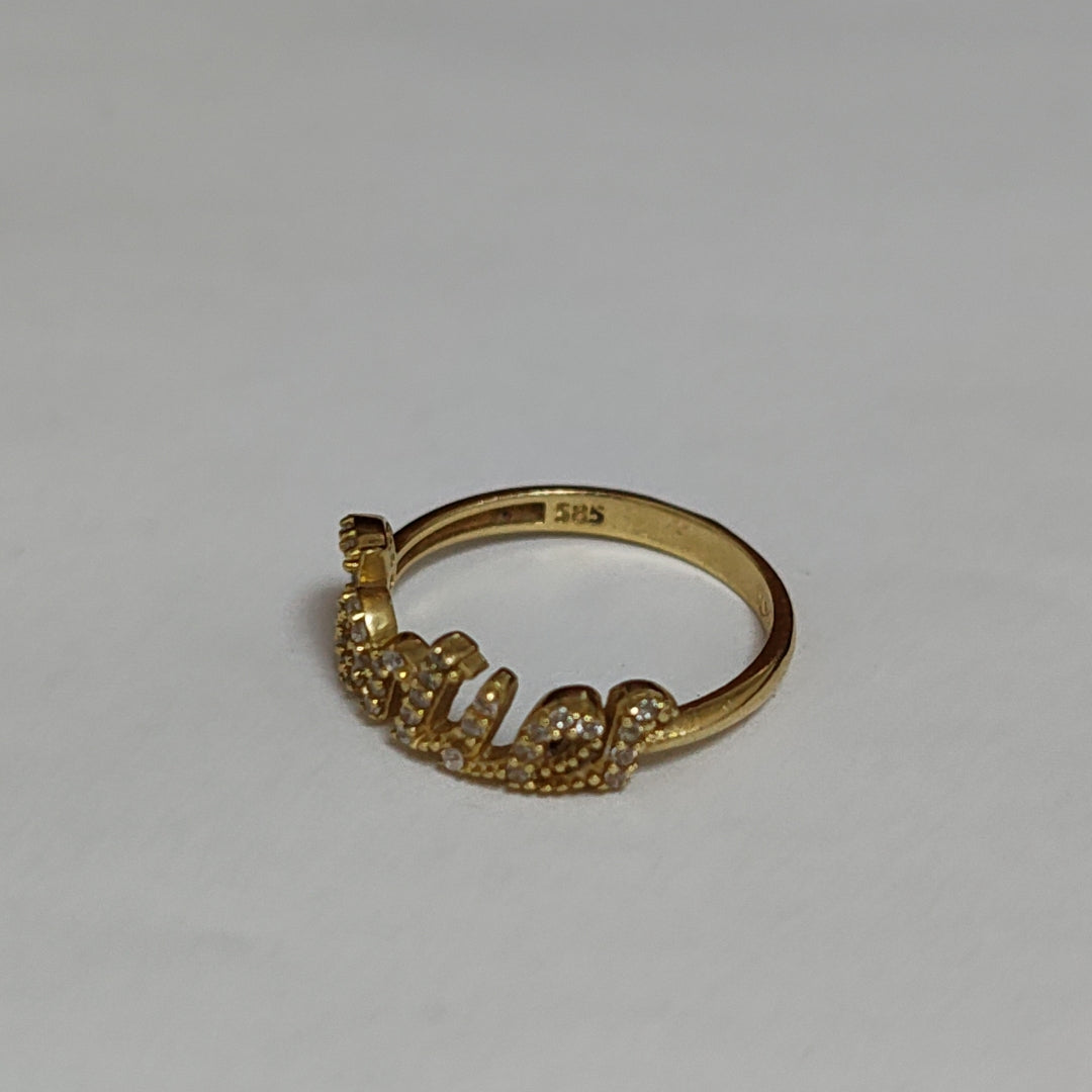 ANILLITO ORO 14 K 2.5 GRMS (SEMINUEVO)