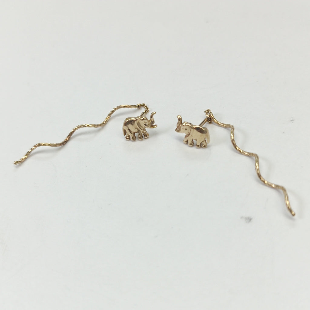 ARETES PAR ORO 14 K 1,50 GRMS (SEMINUEVO)