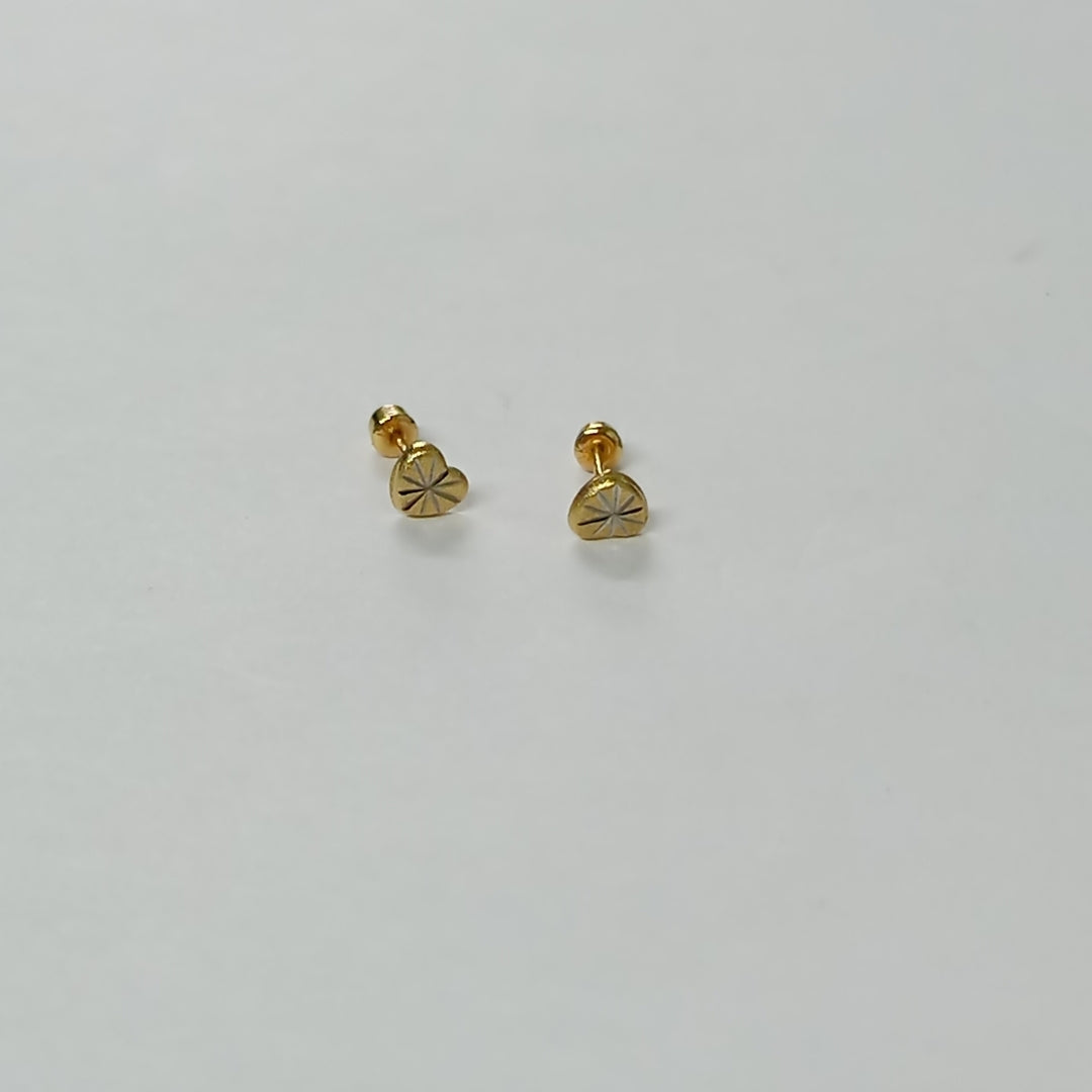 BROQUELES ORO 10K 1 (NUEVO)