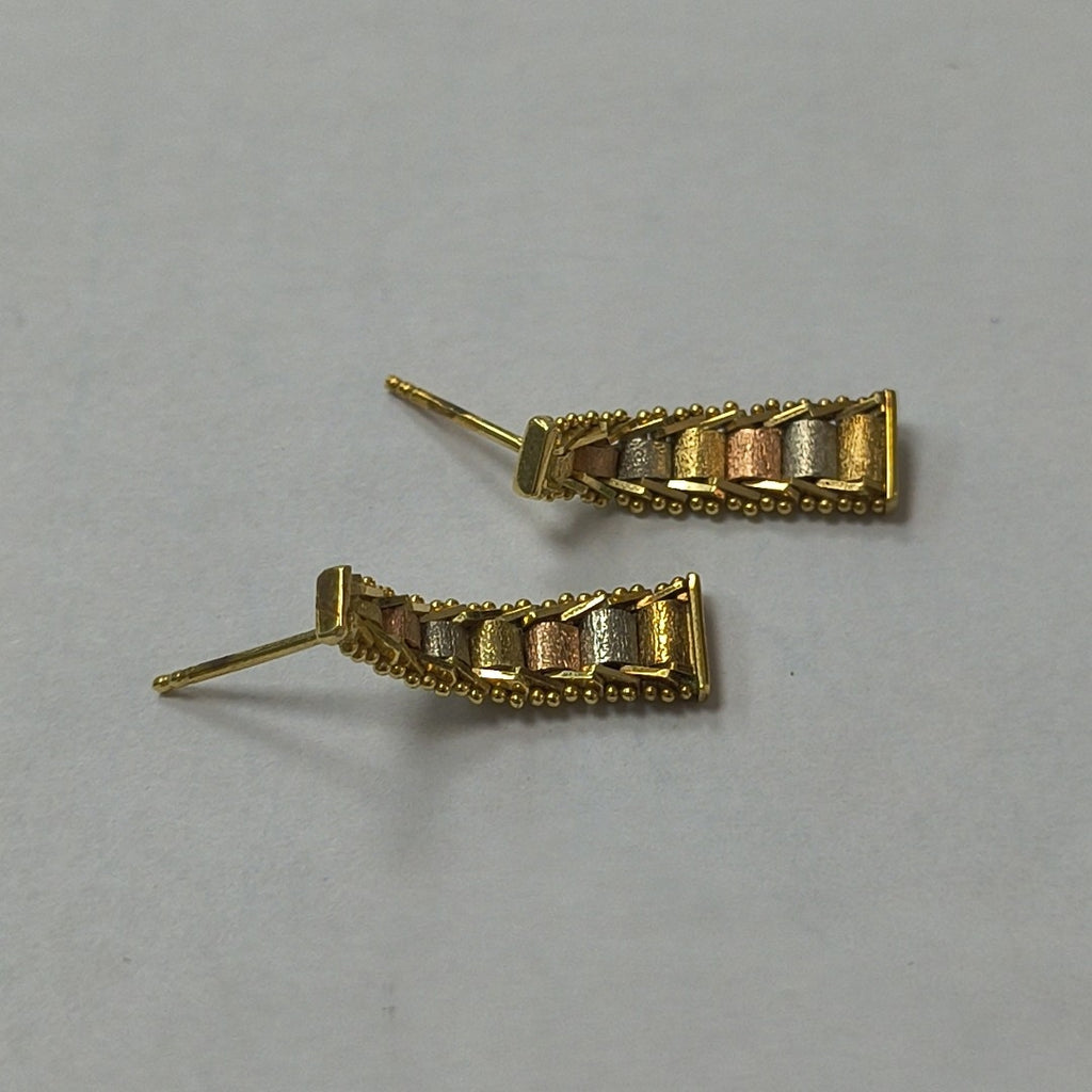 ARETES PAR ORO 14 K 2,50 GRMS (SEMINUEVO)