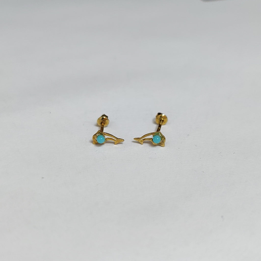 ARETES PAR ORO 14 K 0,50 GRMS (SEMINUEVO)