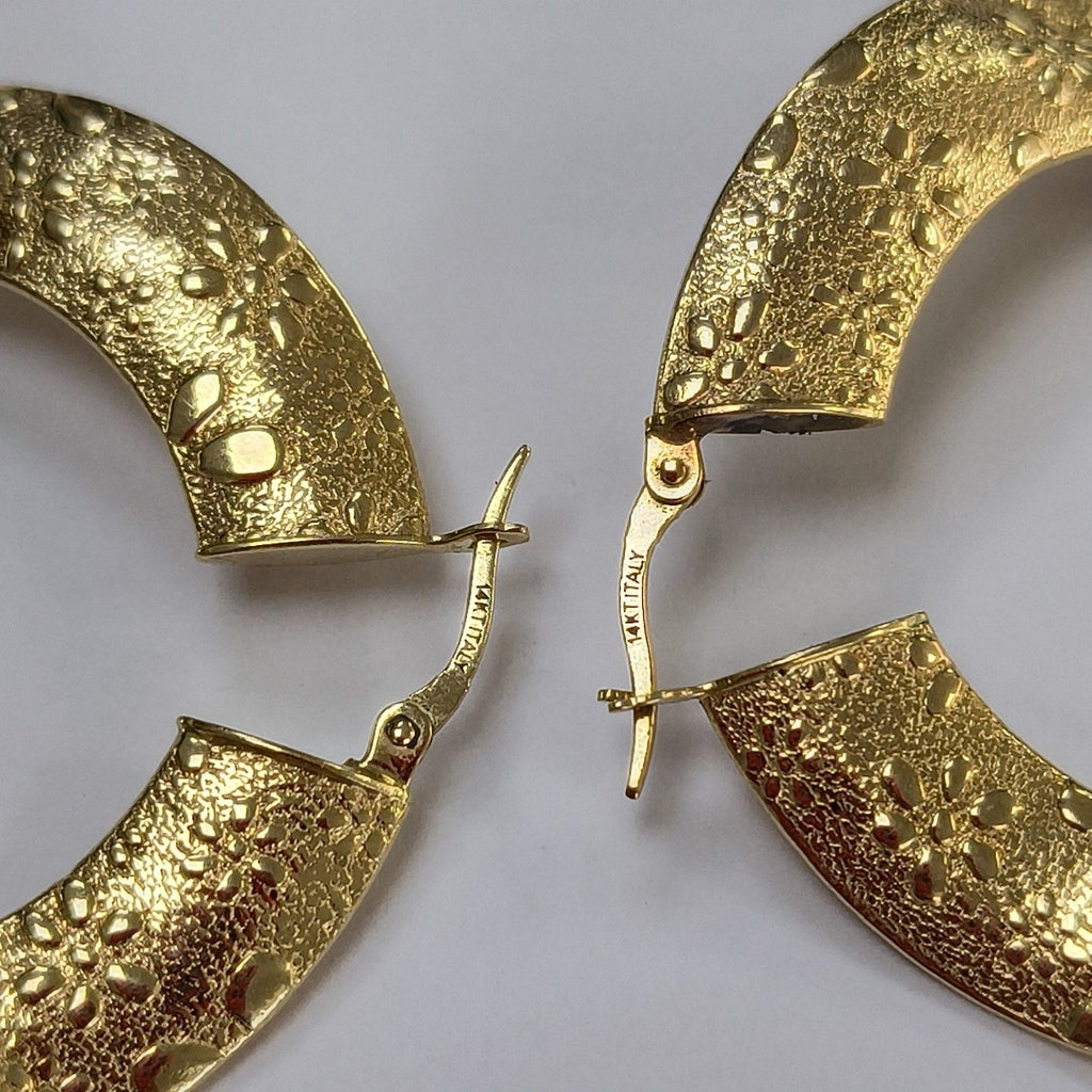 ARRACADAS PAR ORO 14 K 8,90 GRMS (SEMINUEVO)