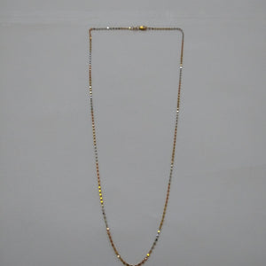 CADENA ORO COMBINADO 14 K 4,40 GRMS (SEMINUEVO)
