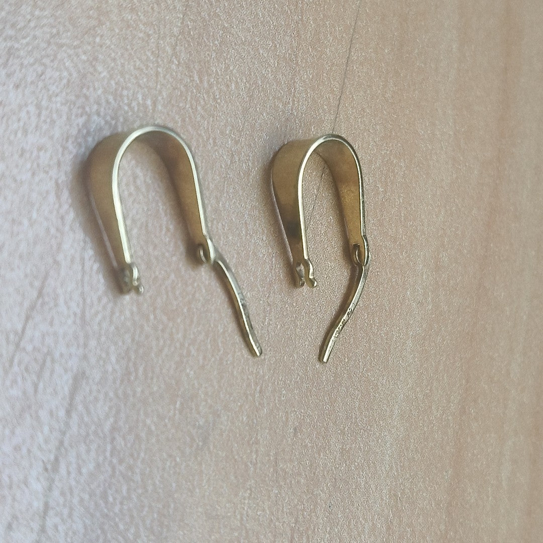 ARETES PAR ORO 14 K 1.1 GRMS (SEMINUEVO)