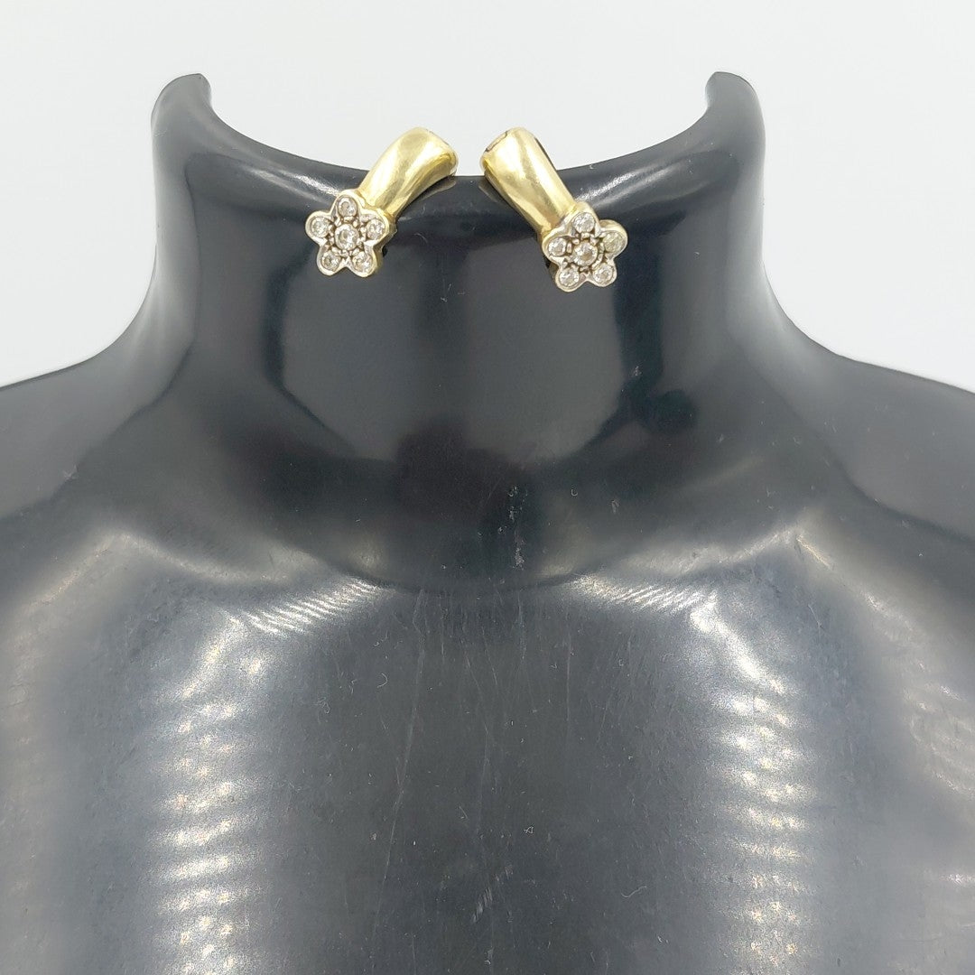 ARETES PAR ORO 14 K 4,00 GRMS (SEMINUEVO)
