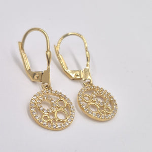 BROQUELES ORO 14K 2.7 (NUEVO)