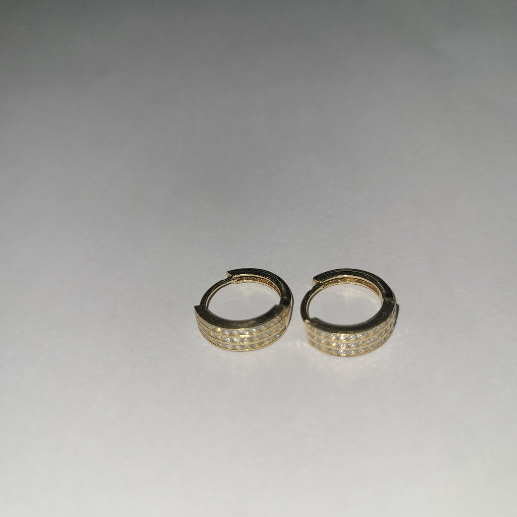 ARRACADAS PAR ORO 14 K 1.9 GRMS (SEMINUEVO)