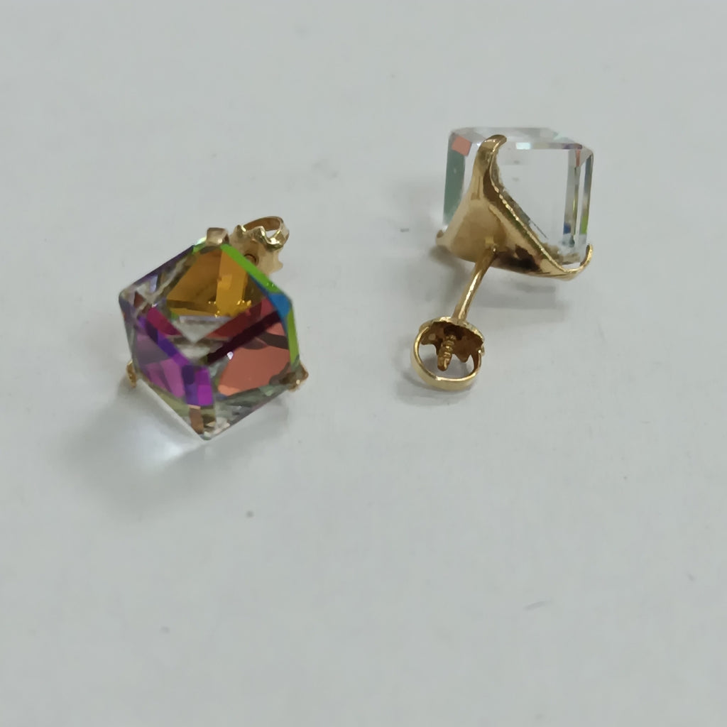 BROQUELES PAR ORO 14 K 1.7 GRMS (SEMINUEVO)