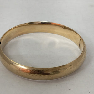 PULSERA RIGIDA ORO 14 K 14.4 GRMS (SEMINUEVO)