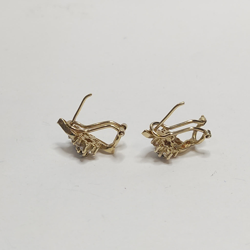 ARETES PAR ORO 14 K 3.3 GRMS (SEMINUEVO)