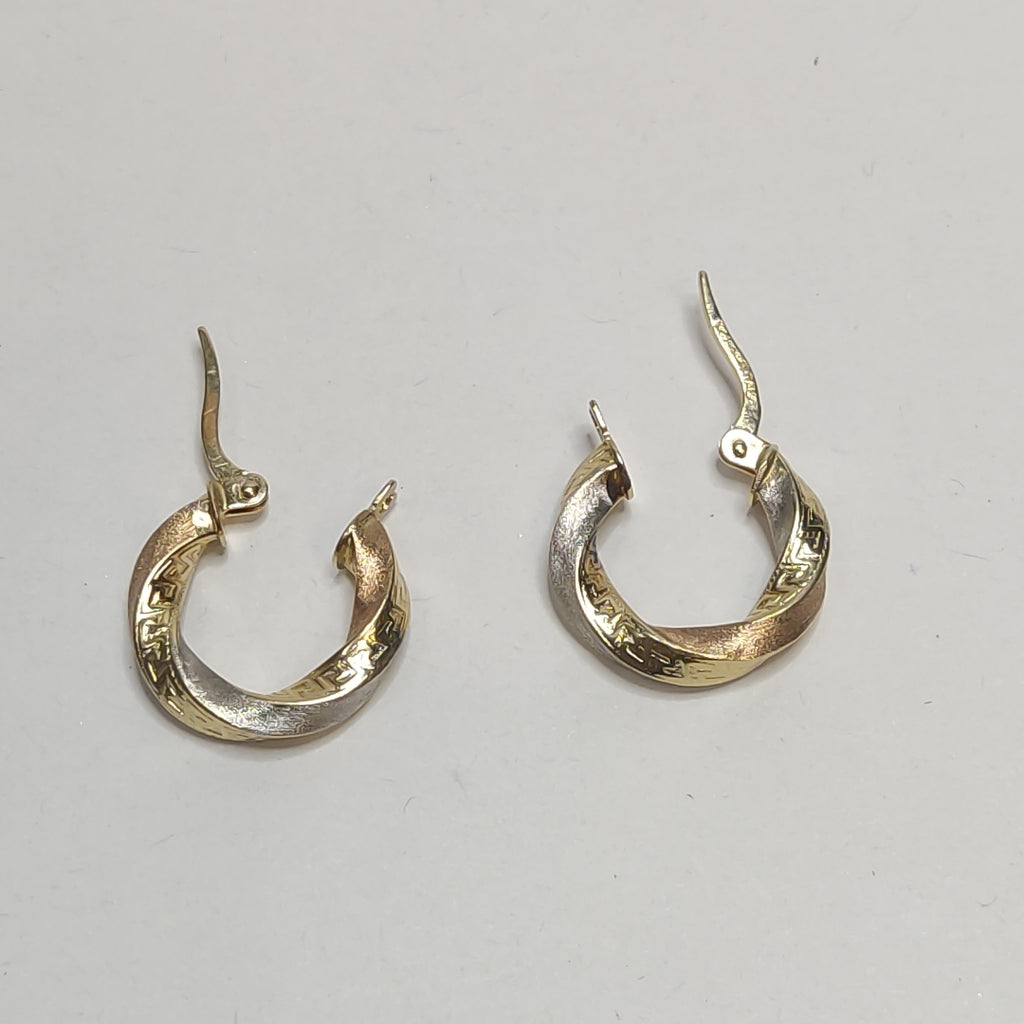 ARRACADAS PAR ORO 14 K 1.7 GRMS (SEMINUEVO)