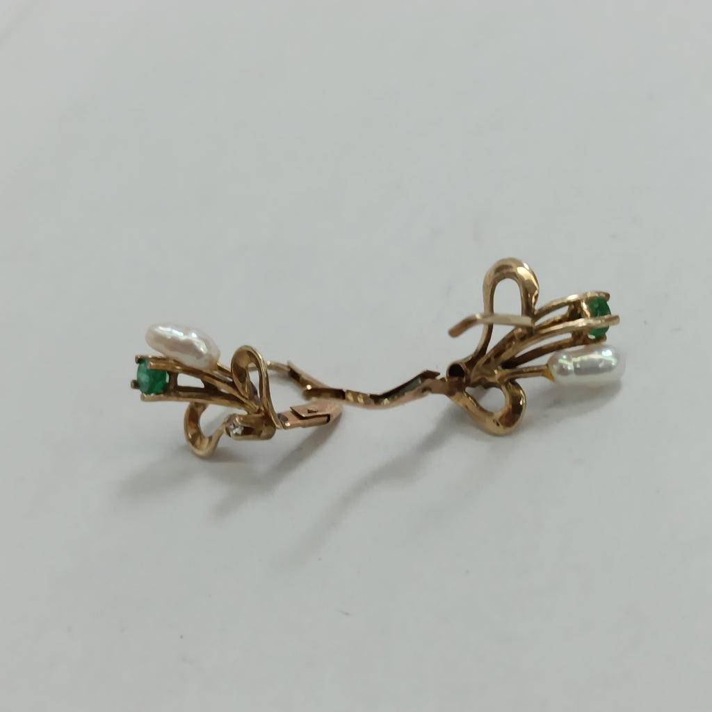 ARETES PAR ORO 10 K 2,10 GRMS (SEMINUEVO)