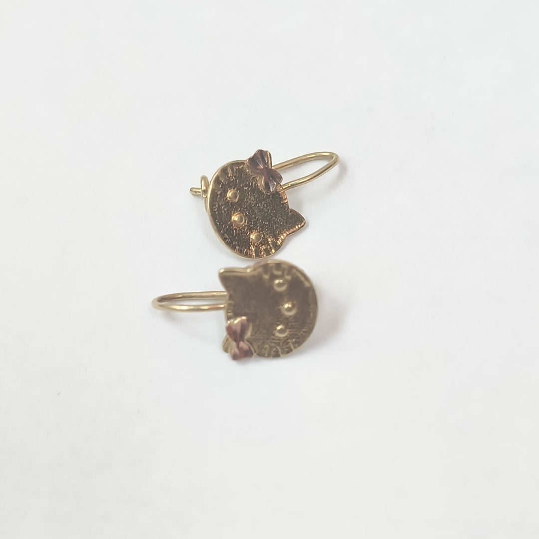 ARETES PAR ORO 10 K 1,00 GRMS (SEMINUEVO)