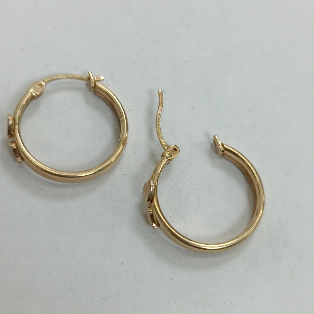 ARRACADAS PAR ORO 14 K 2.8 GRMS (SEMINUEVO)