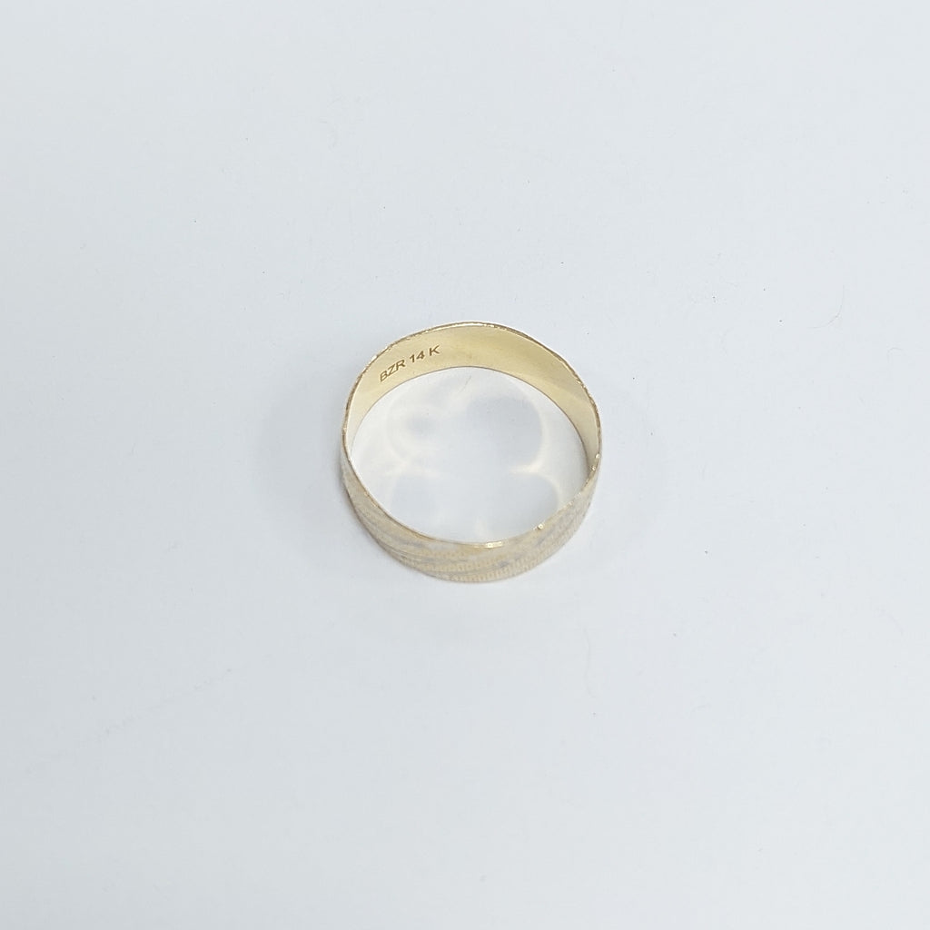 ARGOLLA ORO, RODIADO 14 K 2.3 GRMS (SEMINUEVO)