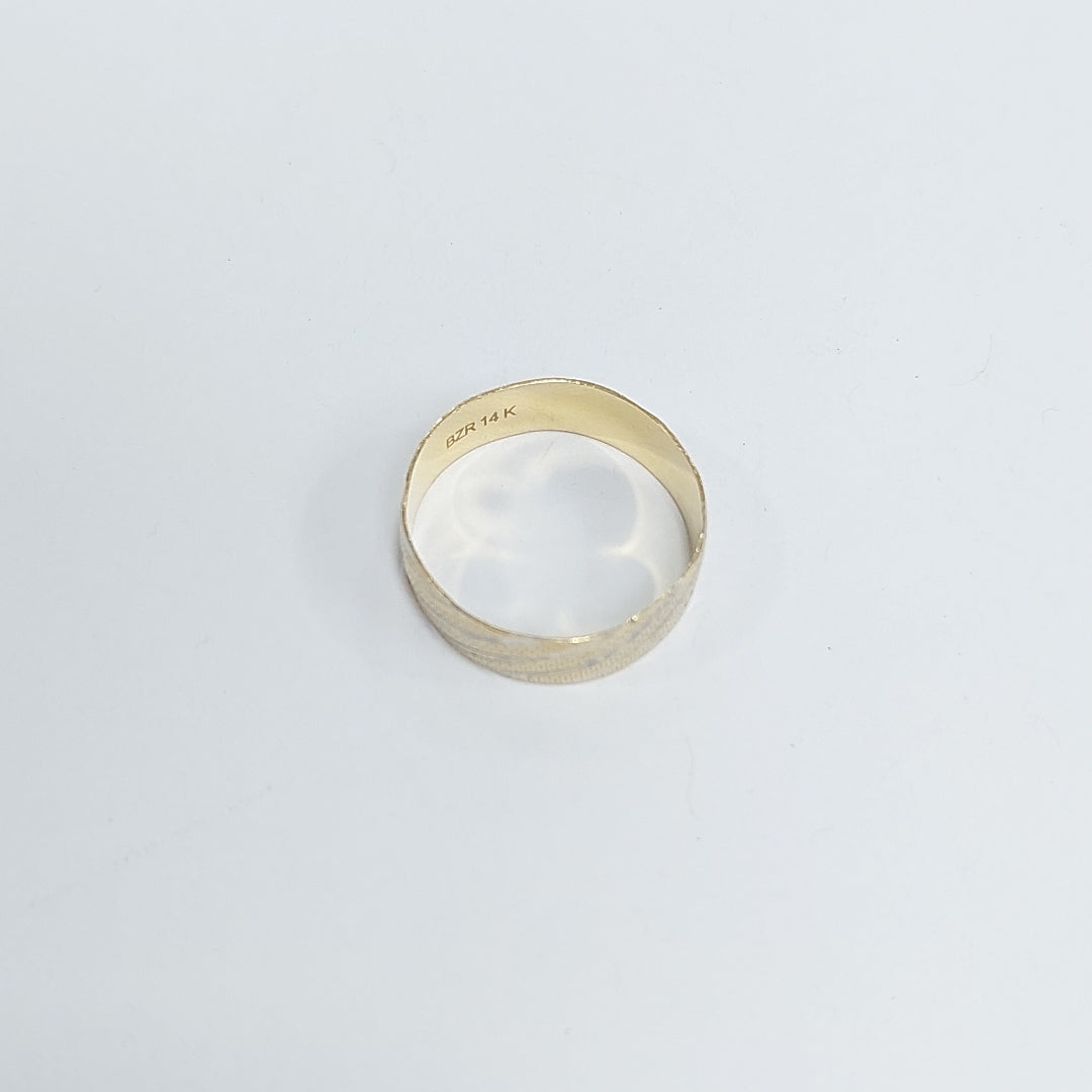 ARGOLLA ORO, RODIADO 14 K 2.3 GRMS (SEMINUEVO)