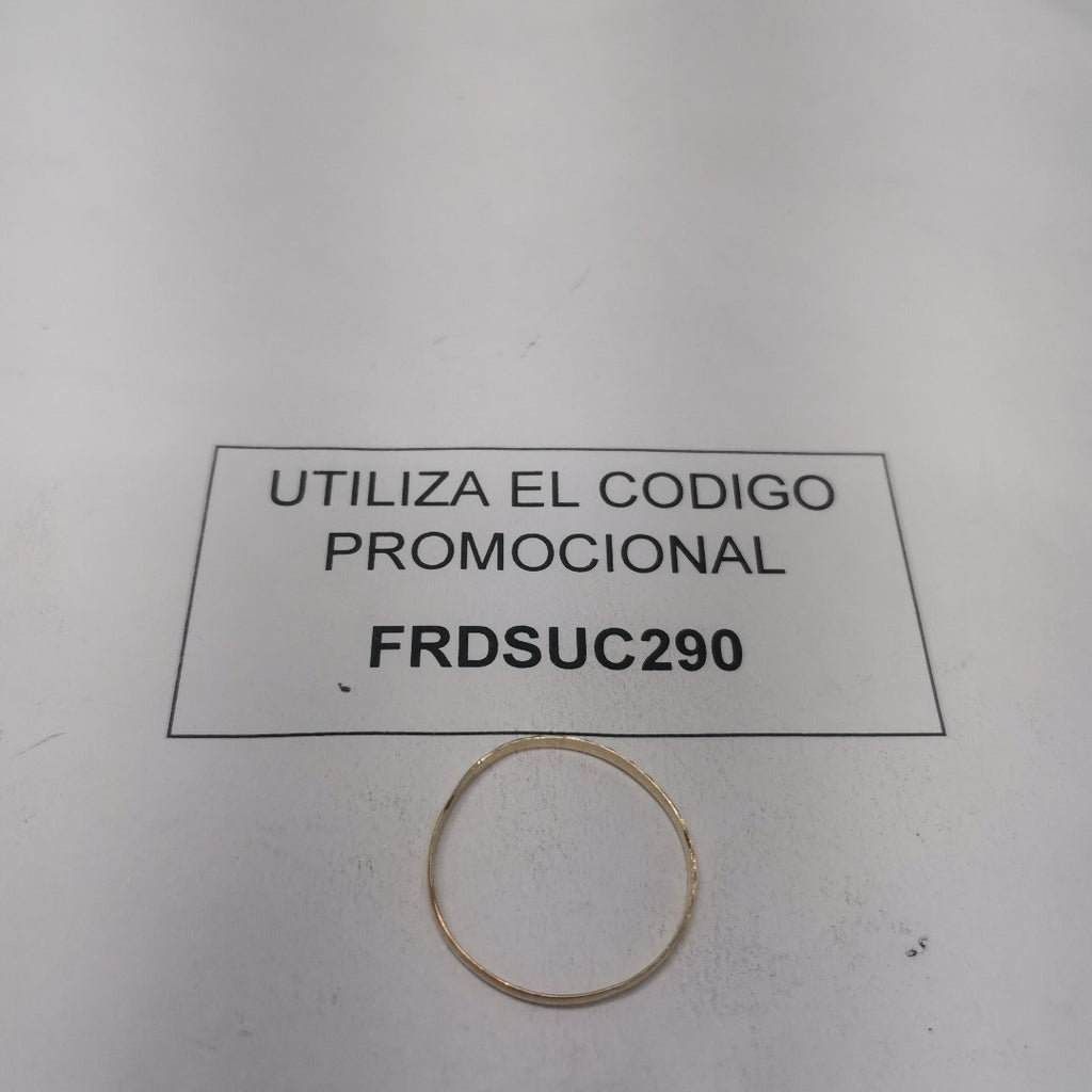 ARGOLLA ORO 14 K 0.6 GRMS (SEMINUEVO)