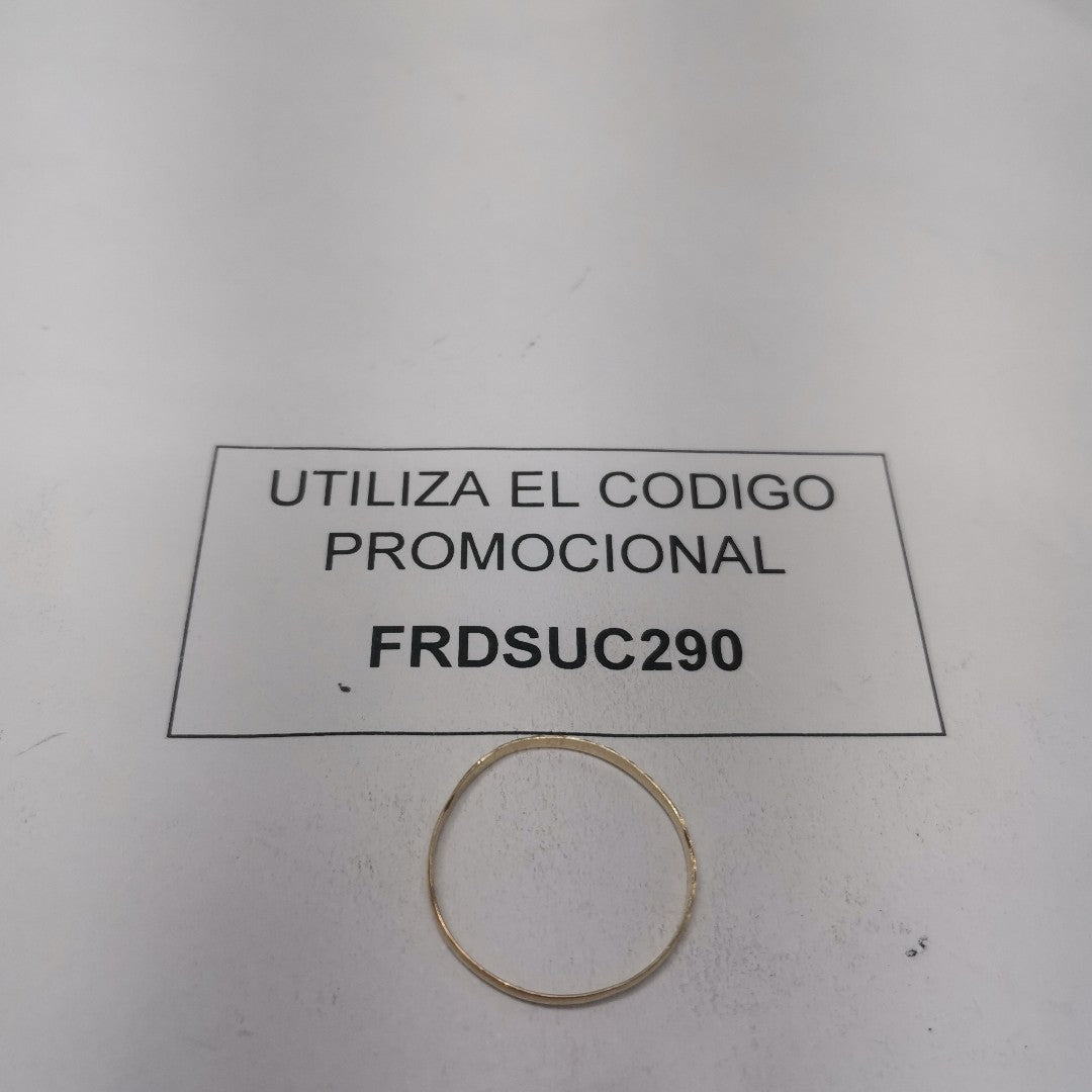 ARGOLLA ORO 14 K 0.6 GRMS (SEMINUEVO)