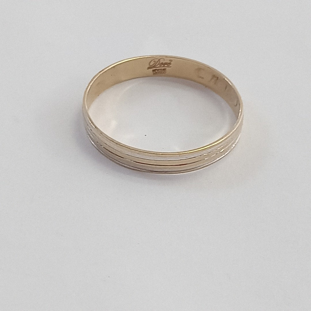 ARGOLLA ORO, RODIADO 14 K 1.6 GRMS (SEMINUEVO)