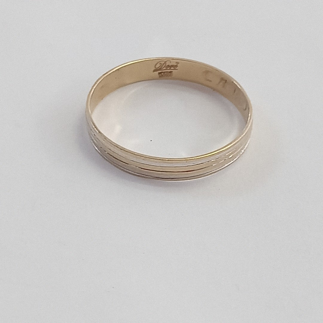 ARGOLLA ORO, RODIADO 14 K 1.6 GRMS (SEMINUEVO)