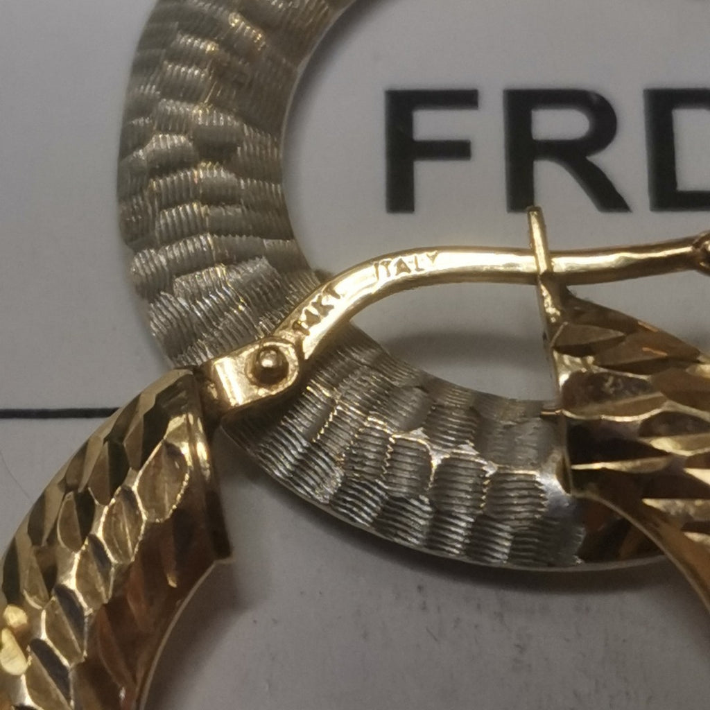 ARRACADAS PAR ORO 14 K 2.6 GRMS (SEMINUEVO)