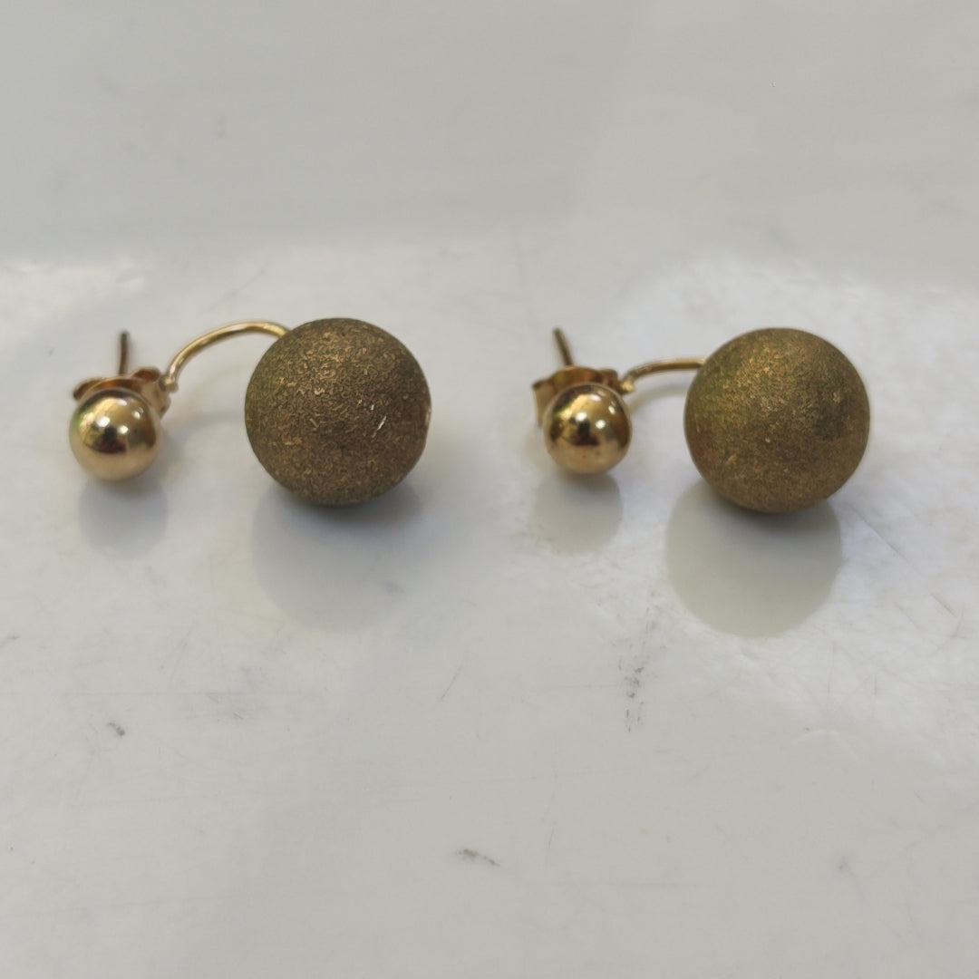 ARETES PAR ORO 10 K 4,80 GRMS (SEMINUEVO)