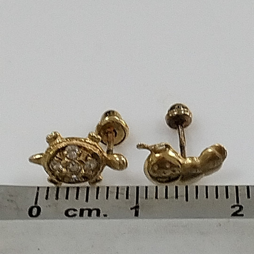 BROQUELES PAR ORO 14 K 0.5 GRMS (SEMINUEVO)
