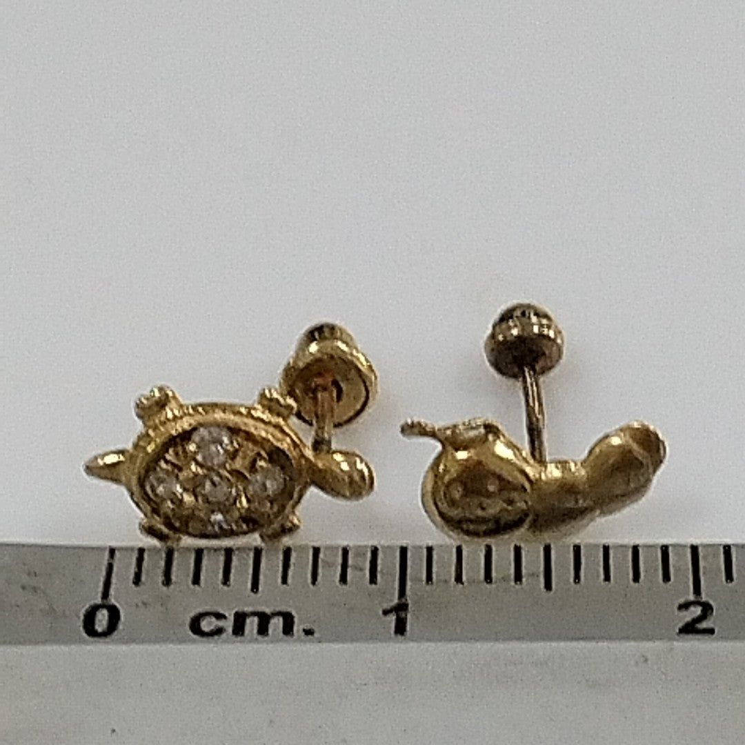 BROQUELES PAR ORO 14 K 0.5 GRMS (SEMINUEVO)
