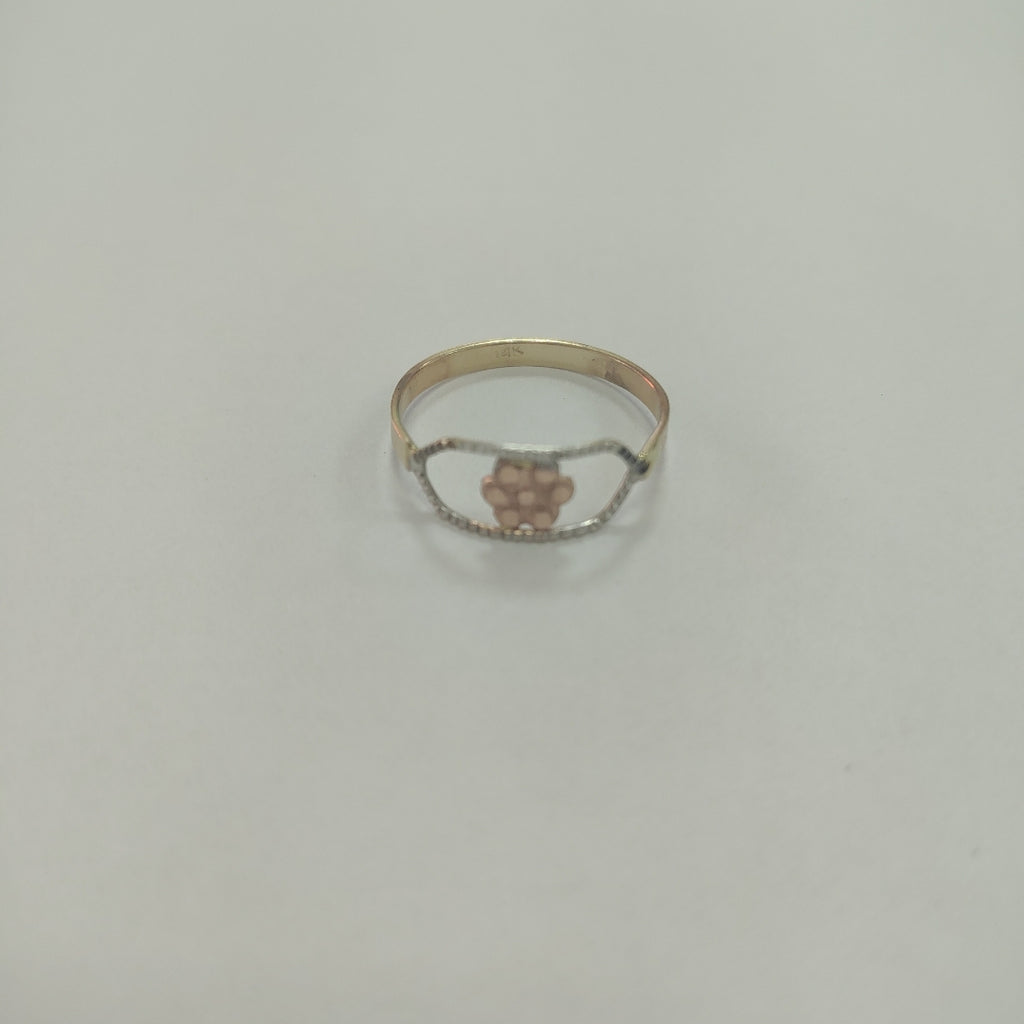 ANILLITO ORO COMBINADO 10 K 1.3 GRMS (SEMINUEVO)