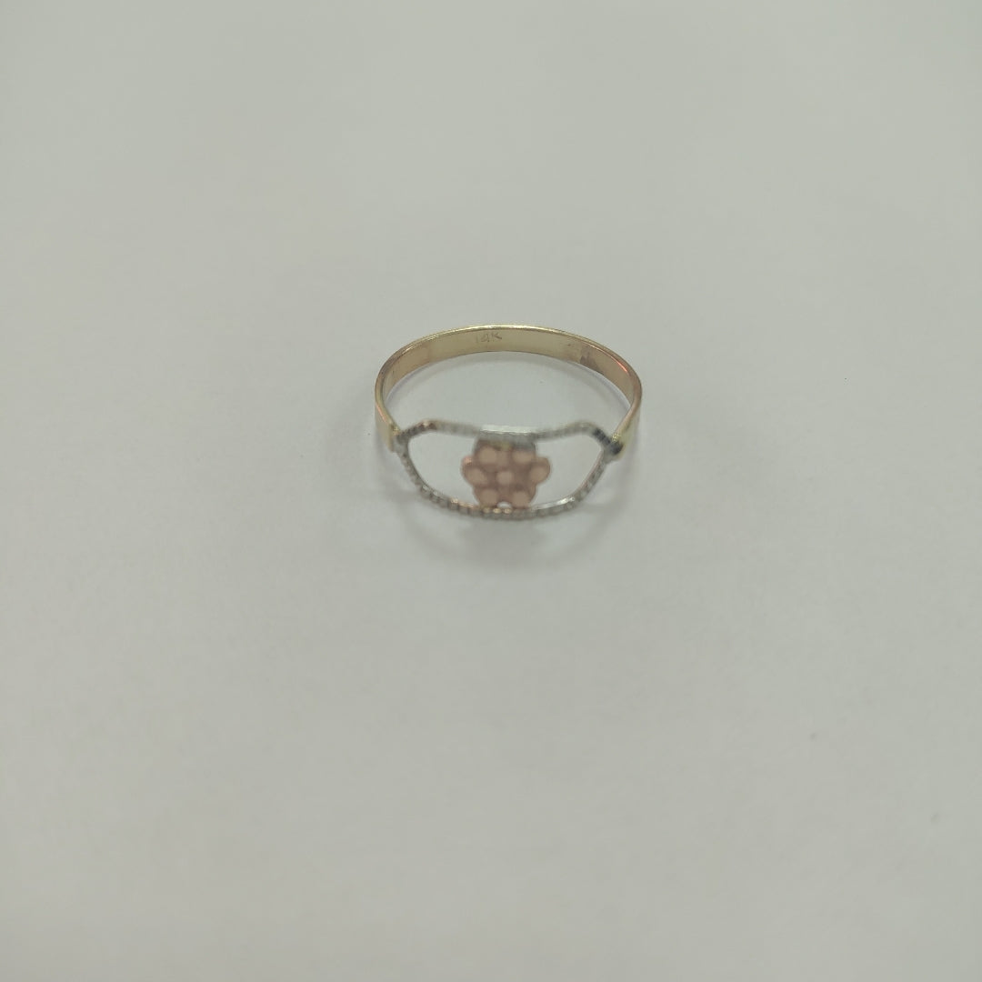 ANILLITO ORO COMBINADO 10 K 1.3 GRMS (SEMINUEVO)