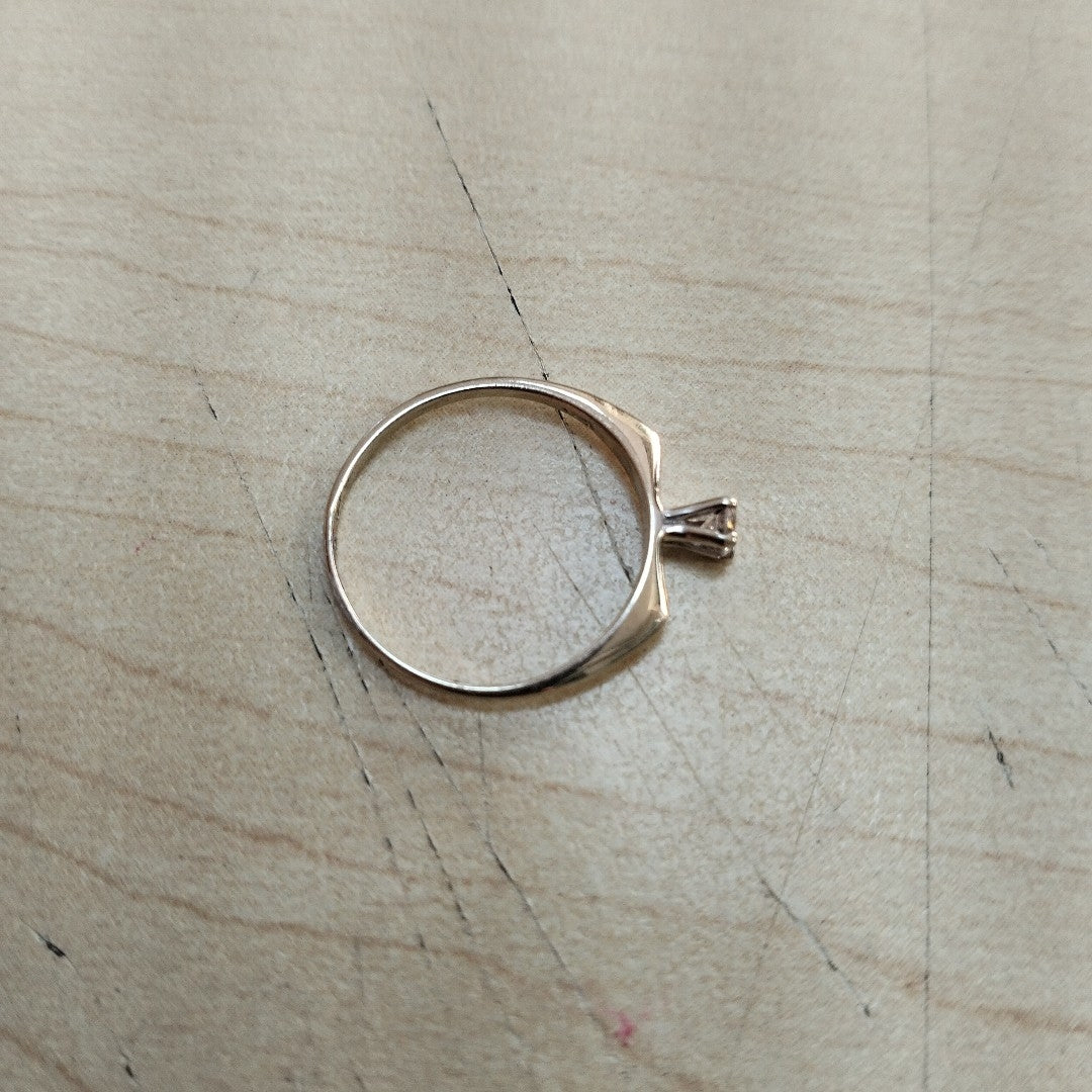 ANILLITO ORO BLANCO 14 K 0.9 GRMS (SEMINUEVO)