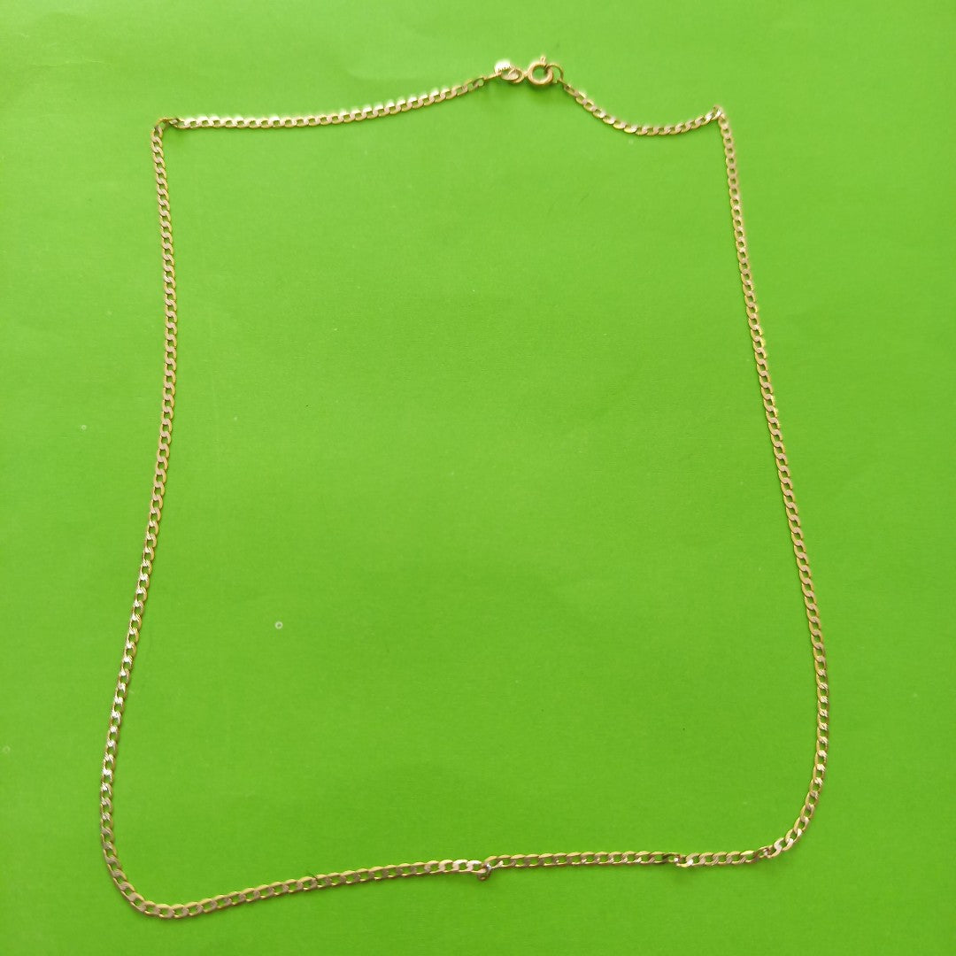 CADENA ORO, RODIADO 14 K 2.4 GRMS (SEMINUEVO)